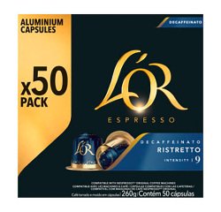 Cápsulas de café L'Or Ristretto - caja de 50