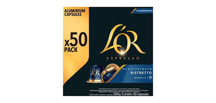 Cápsulas de café L'Or Ristretto - caja de 50
