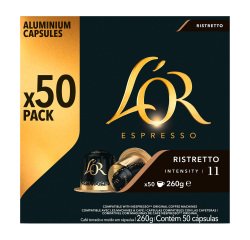 Cápsulas de café L'Or Ristretto - caja de 50