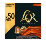 Cápsulas de café L'Or Colombia - caja de 50