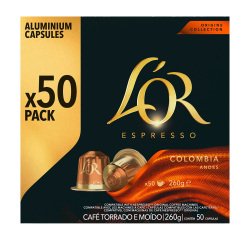 Cápsulas de café L'Or Colombia - caja de 50