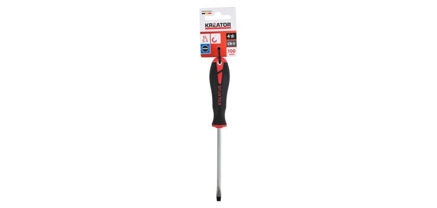 Destornillador plano Kreator SL5 100mm