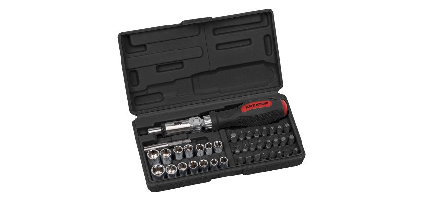 Conjunto de destornilladores de carraca 41 piezas