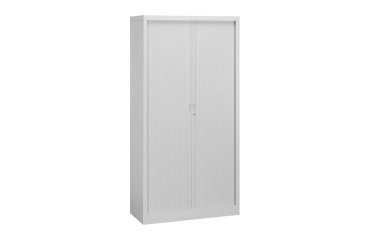 Armario de persiana metálico desmontable Unión Alt 198 x An 100 cm estructura blanca