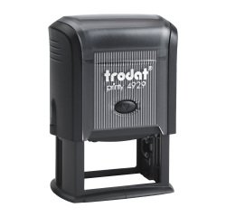 Tampon texte personnalisable Printy 4929 Trodat monochrome 6 lignes