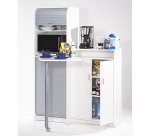 Meuble cafétéria avec plateau pivotant