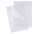 Dossier uñero polipropileno liso extrafuerte FOLIO 140 micras transparente Grafoplas - Caja de 100