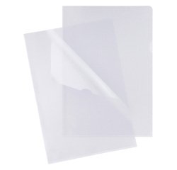 Dossier uñero polipropileno liso extrafuerte FOLIO 140 micras transparente Grafoplas - Caja de 100