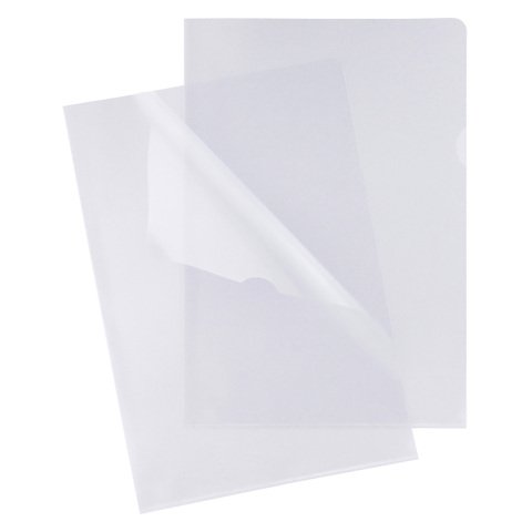 Dossier uñero polipropileno liso extrafuerte FOLIO 140 micras transparente Grafoplas - Caja de 100