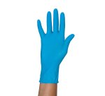 Ongepoederde wegwerphandschoenen in nitril blauw - Doos met 100 handschoenen