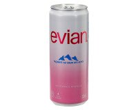 Eau minérale Evian 33 cl - 24 canettes