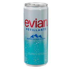 Sparkling water Evian 33 cl - 24 cans