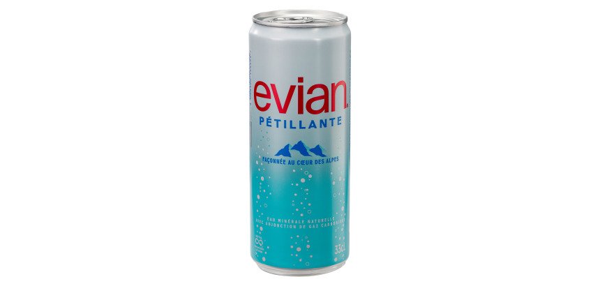 Sparkling water Evian 33 cl - 24 cans
