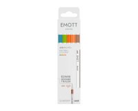 Stylo feutre Uni Ball EMOTT Natural Colors écriture fine - Pochette de 5 couleurs assorties