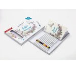 Uni Ball EMOTT Retro Colors viltstift fijn schrift - Set van 16 verschillende kleuren
