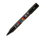 Marqueur Posca PC5BR couleurs assorties pointe pinceau 1 à 4 mm - Pochette de 8