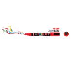 Marqueur Posca PC5BR couleurs assorties pointe pinceau 1 à 4 mm - Pochette de 8