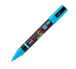 Marqueur Posca PC5BR couleurs assorties pointe pinceau 1 à 4 mm - Pochette de 8