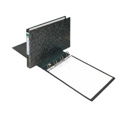 Archivador de palanca Elba A3 apaisado lomo 50mm 4 anillas rado jaspeado