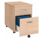 Caisson mobile bois 2 tiroirs Bruneau Excellens/Arko