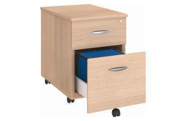 Caisson mobile bois 2 tiroirs Bruneau Excellens/Arko