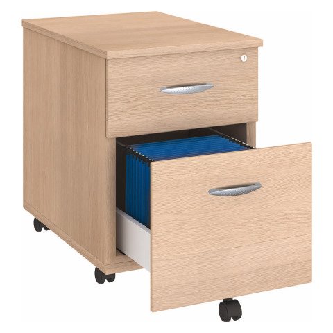 Cajonera Móvil Excellens 2 cajones roble claro