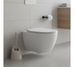 Portascopino angolare PERFETTO 13 x 13 x 39 cm bianco avorio