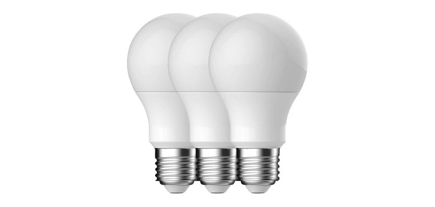 Ampoule LED - E27 - 8,6 W - Standard - Lot de 3