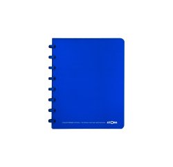 Atoma Trendy notebook A5 - 144 pages - ruled - transparent blue