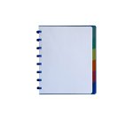 Ringbuch mit Register Atoma Trendy 16,5 x 21 cm - liniert - 120 Seiten