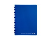 Atoma Trendy schrift A4 - 144 pagina's - gelijnd - transparant blauw