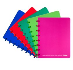 Schrift Atoma formaat A5 - geruit 4 x 8 - 144 pagina's