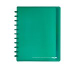 Cahier Atoma spirale - A4+ 24 x 29,7 cm - quadrillé 4x8 -  120 pages - assorti