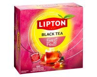 Thé noir fruits des bois Lipton Fell Good Sélection - Boîte de 100 sachets