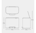 Poubelle à pédale BO 36L