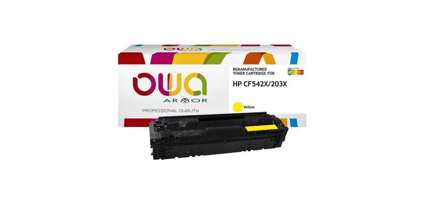 owa Toner per Hp 203X CF542X giallo