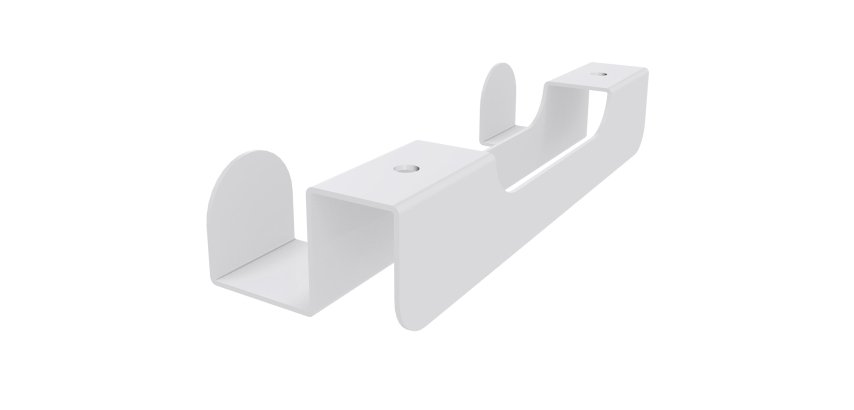 Double patère blanc Silencia