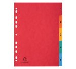 Separadores cartulina lustrada flexible 3/10º 225 g colores surtidos