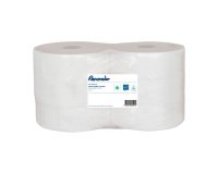 Papier toilette Maxi Jumbo double épaisseur Renovelar - 6 rouleaux de 380 m