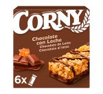 Barritas Corny Chocolate con leche - Caja de 6 unidades