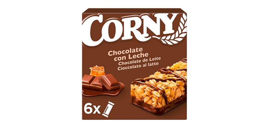 Barritas Corny Chocolate con leche - Caja de 6 unidades