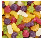 Bolsa 1kg de gomas haribo con sabor a frutas