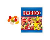 Bolsa 1kg de gomas haribo con sabor a frutas