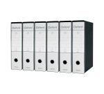 Registratore Protocollo dorso 8 cm Oxford Esselte in cartone 2 anelli A4 bianco 5+1 pezzo in omaggio