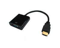 DLH HDMI Male to VGA Female Adapter Cable Black