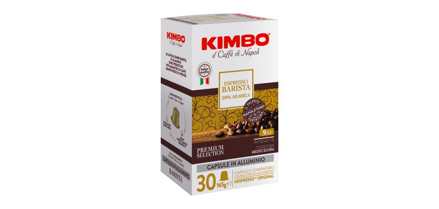 Capsule caffè in alluminio Compatibili Nespresso Barista Kimbo - 30pz
