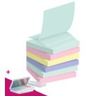 Z-notes repositionnables recyclées couleur nature Post-it 76 x 76 mm - bloc de 100 feuilles - Pour l'achat de 48 notes = 1 palette OFFERTE