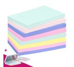 Recyclinghafte in Naturfarben Post-It - Block mit 100 Blättern