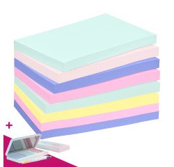 Notes repositionnables recyclées couleurs nature Post-It - bloc de 100 feuilles