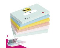 Notes repositionnables couleurs Beachside Post-It - bloc de 100 feuilles - Pour l'achat de 36 notes = 1 palette OFFERTE